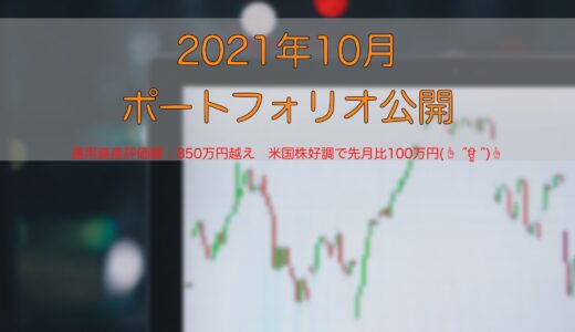 【米国ETF】2021年10月ポートフォリオ公開【インデックス】