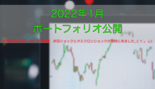 【米国ETF】2022年1月ポートフォリオ公開【インデックス】