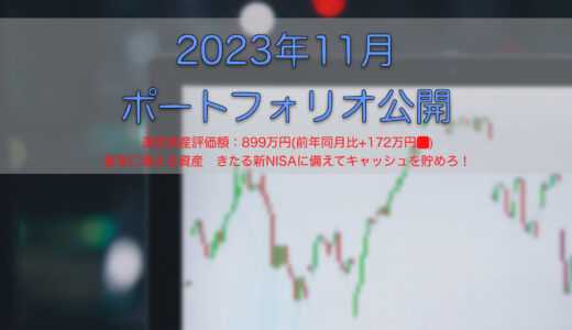 【米国ETF】2023年2月ポートフォリオ公開【インデックス】